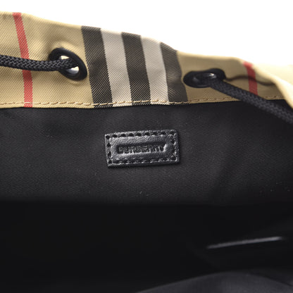 Burberry Econyl Icon Stripe Phoebe Drawcord Pouch Archive Beige 7 of 9