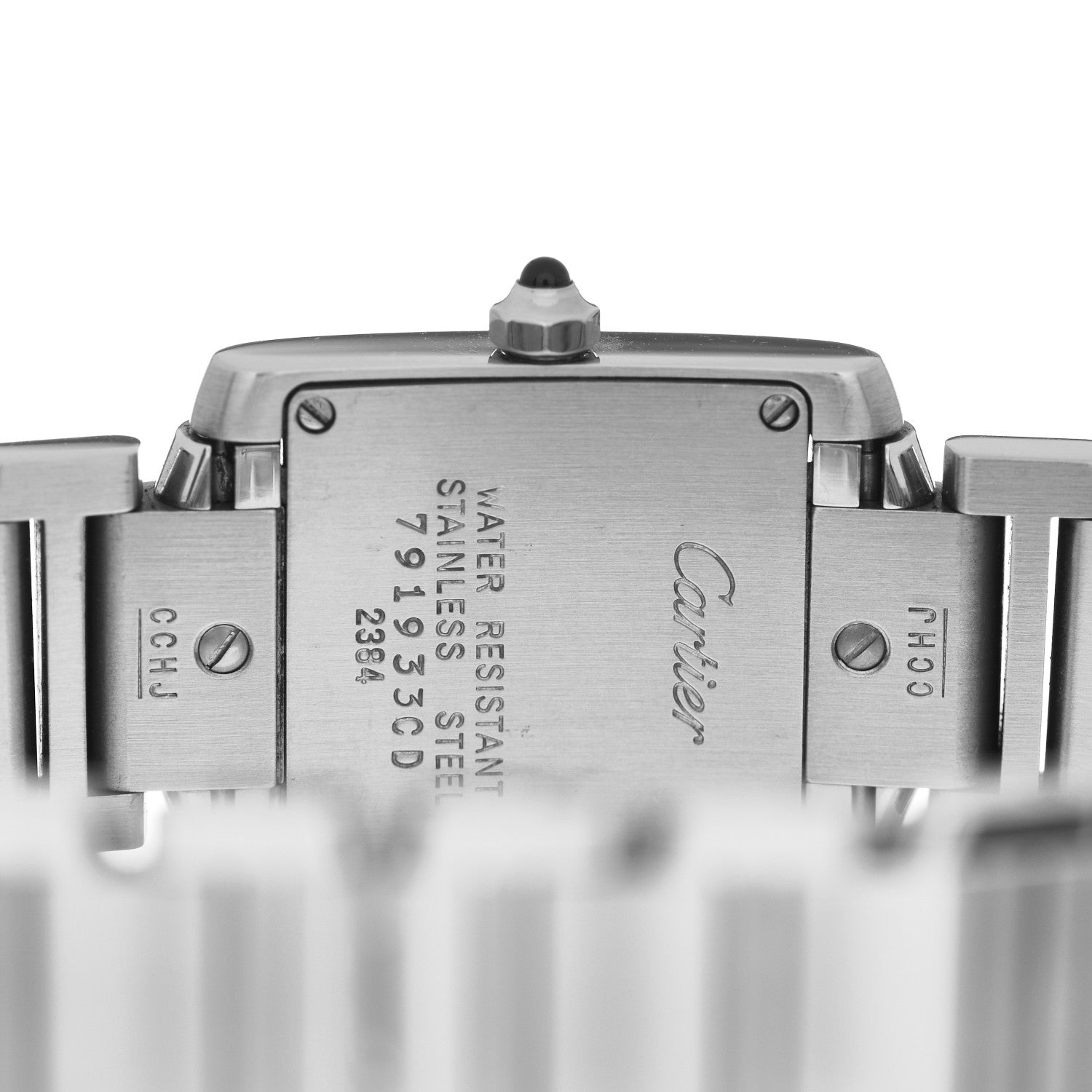 Cartier Stainless Steel 20mm Tank Francaise Quartz Watch 4 of 4