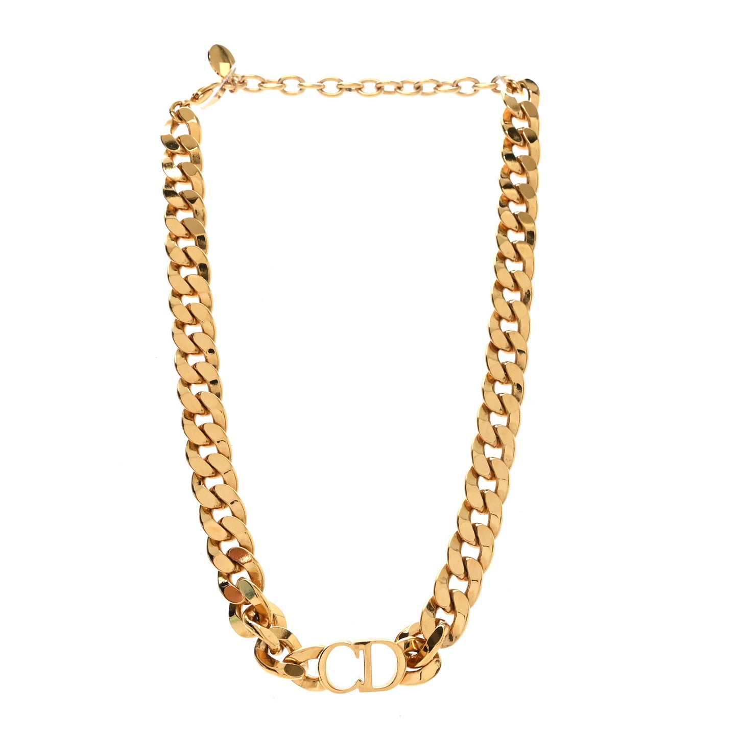 Metal Danseuse Etoile Chain Choker Necklace Gold