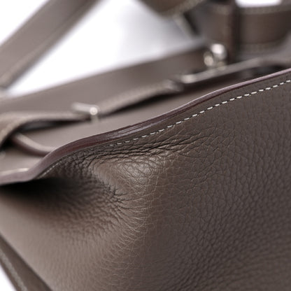 Hermes Taurillon Clemence Jypsiere 28 Etoupe 8 of 12