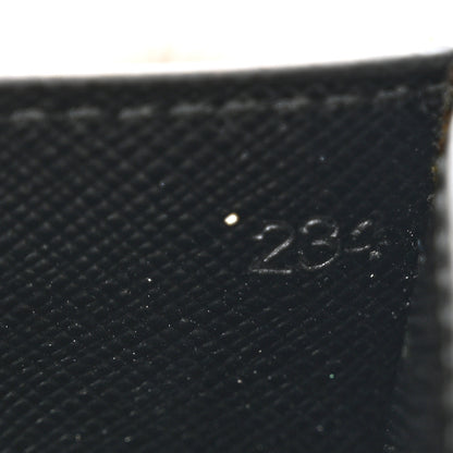 Prada Saffiano Metal Card Holder Black 7 of 9