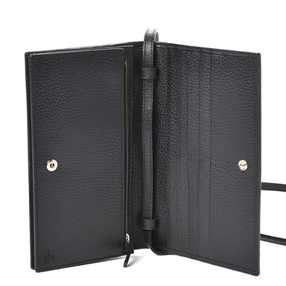 Gucci Dollar Calfskin Mini Swing Wallet Bag Black 5 of 8