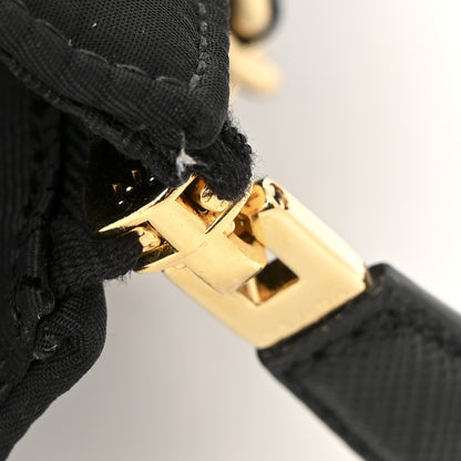 Prada Re-Nylon Stitched Re-Edition 1995 Chaine Medium Tote Bag Black 11 of 13