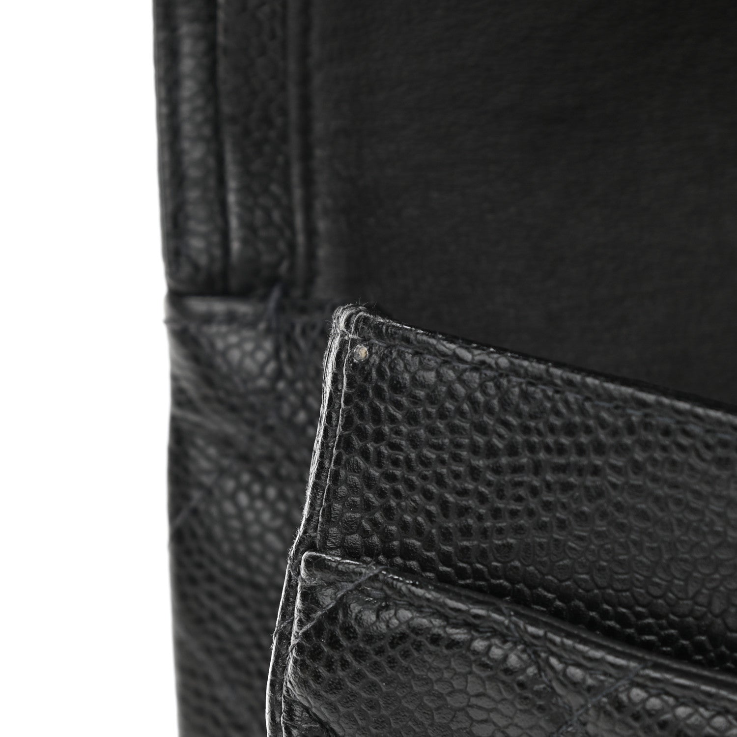 Chanel Caviar Quilted Medium Double Flap Black 12 of 15