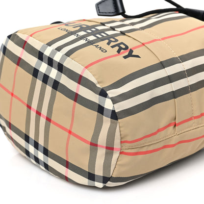 Burberry Econyl Icon Stripe Phoebe Drawcord Pouch Archive Beige 10 of 10