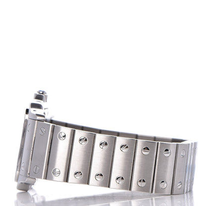 Cartier Stainless Steel 29mm Santos De Galbee Quartz Watch 3 of 7