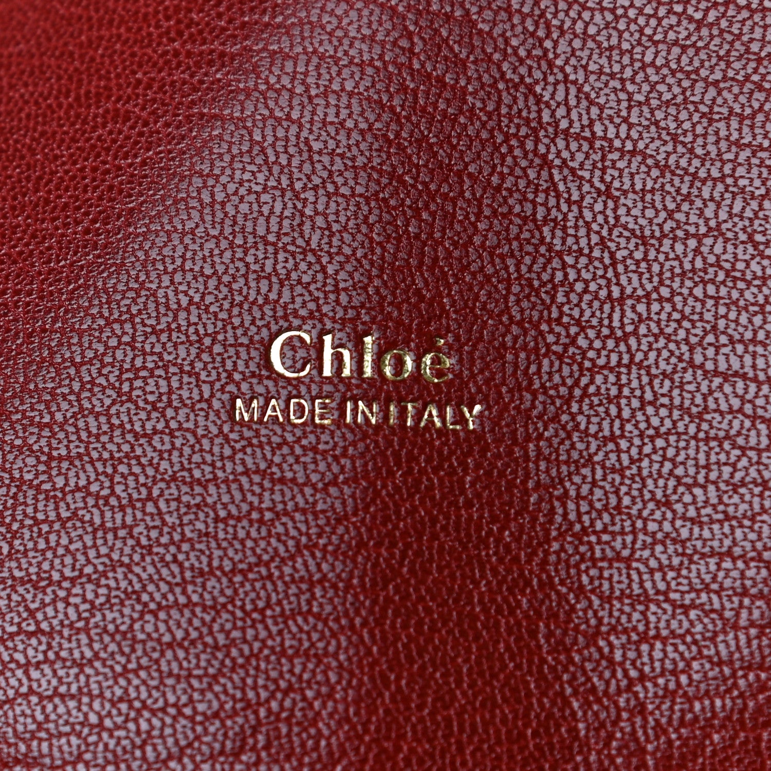 Chloe Shiny Calfskin Goatskin Medium Aby Bi-Color Bucket Bag Autumnal Brown 6 of 9