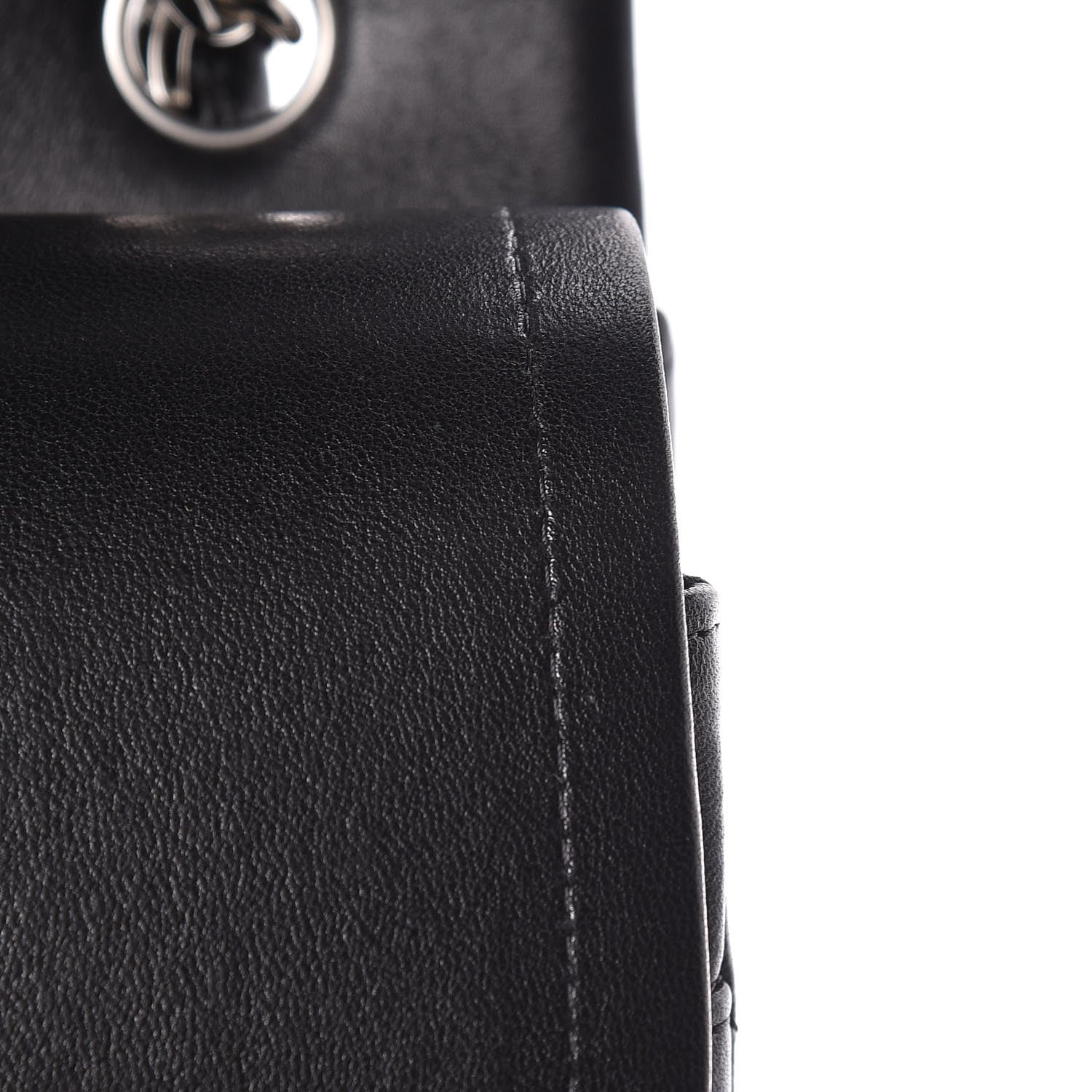 Chanel Lambskin Quilted Jumbo Double Flap Black 12 of 14