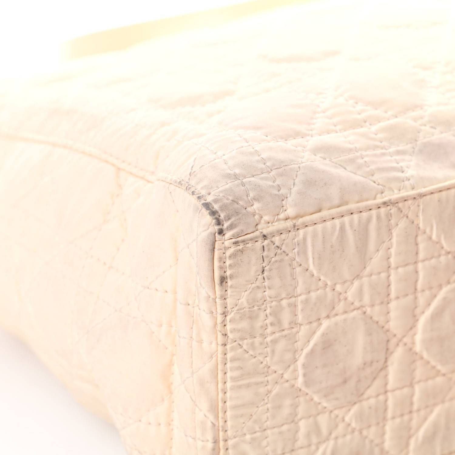 Christian Dior Nylon Cannage Large Lady Dior White 12 of 19