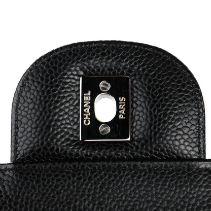 Chanel Caviar Quilted Jumbo Double Flap Black 9 of 9