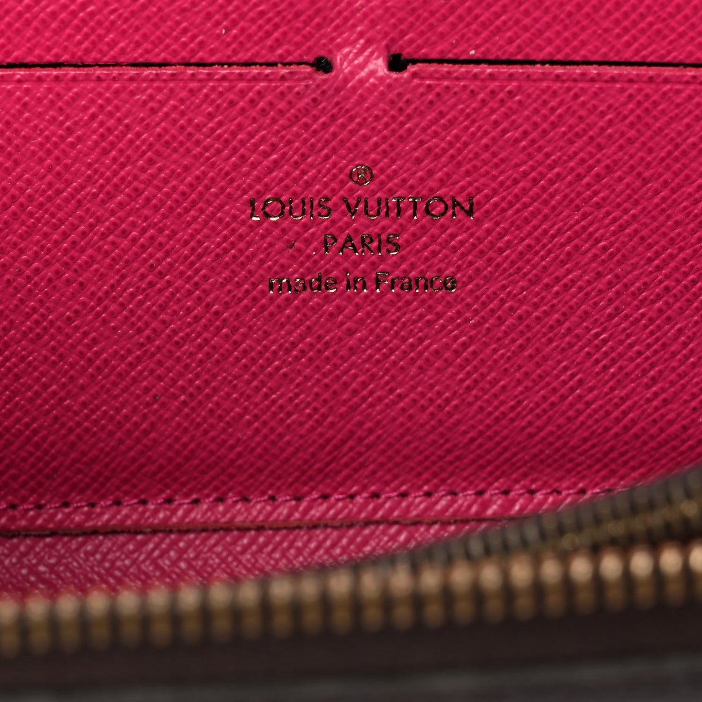 Monogram Clemence Wallet Fuchsia