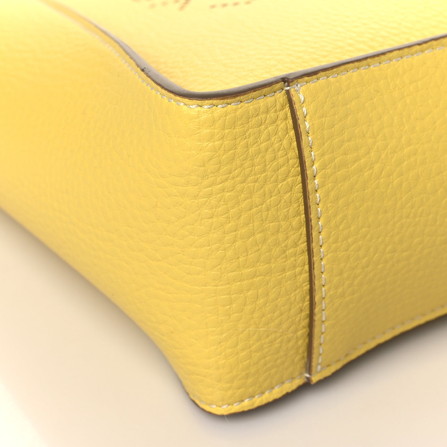 Eco Alter Nappa Perforated Logo Mini Crossbody Banana