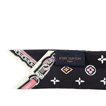 Louis Vuitton Silk Monogram Wild At Heart BB Bandeau Black 4 of 4