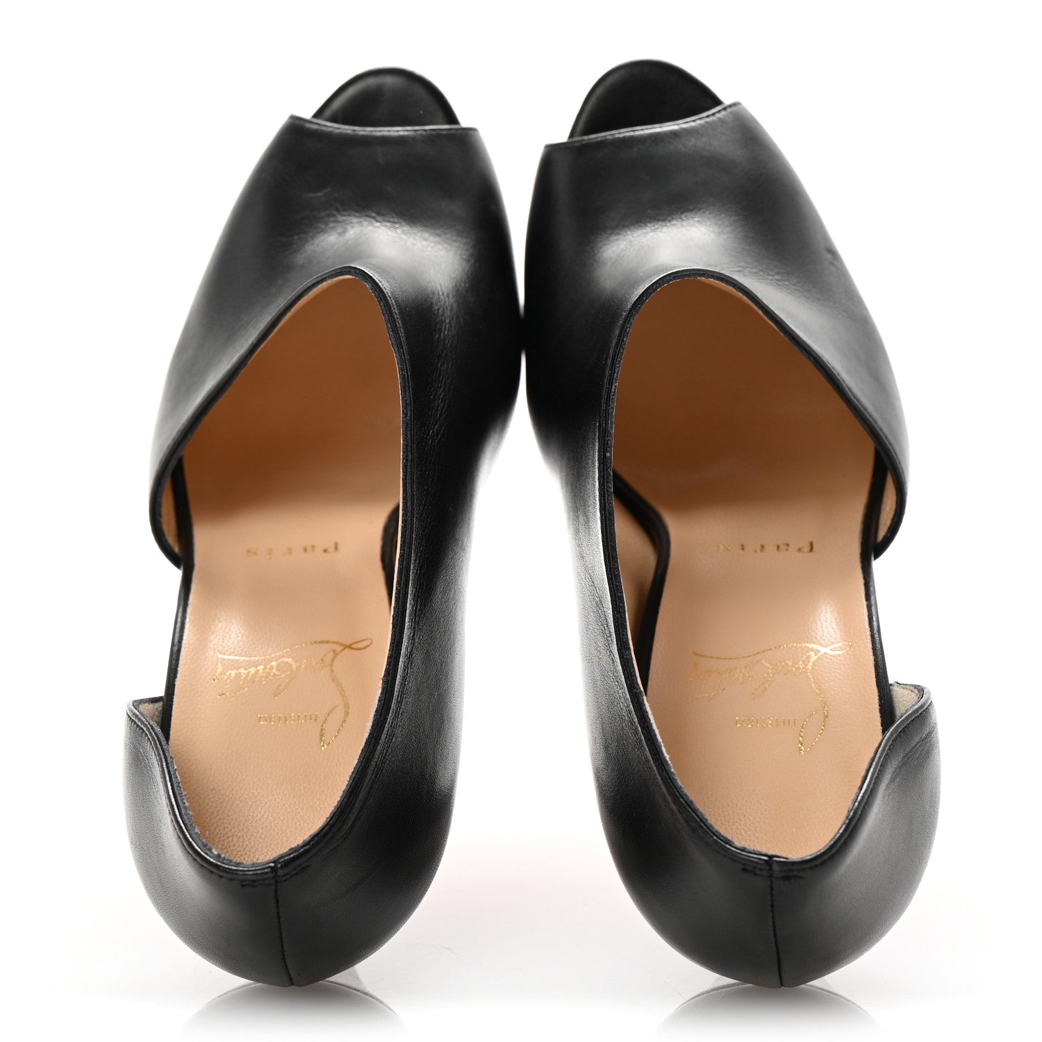 Christian Louboutin Calfskin Verita 150 Booties 36 Black 2 of 12