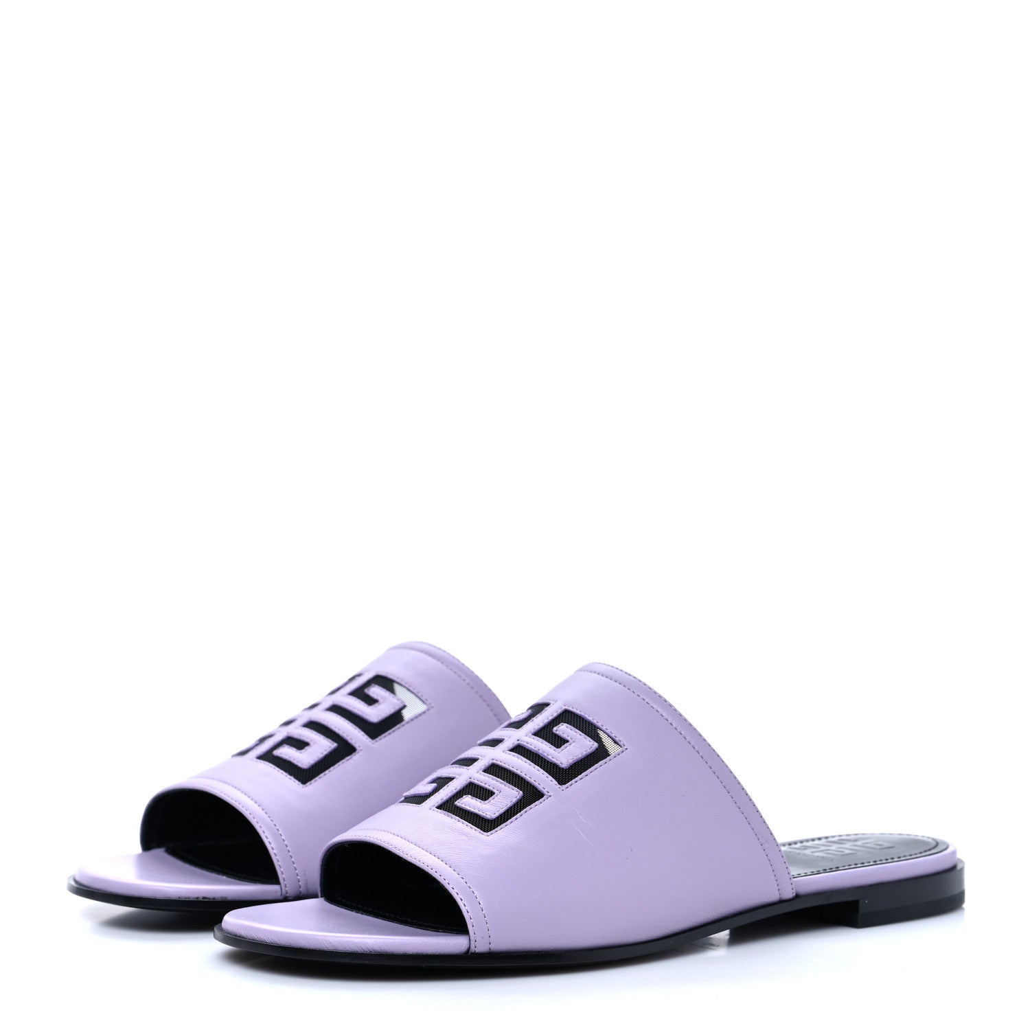 Givenchy Lambskin Mesh 4G Sandals 40 Lilac 3 of 8