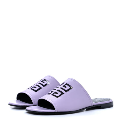 Givenchy Lambskin Mesh 4G Sandals 40 Lilac 3 of 8