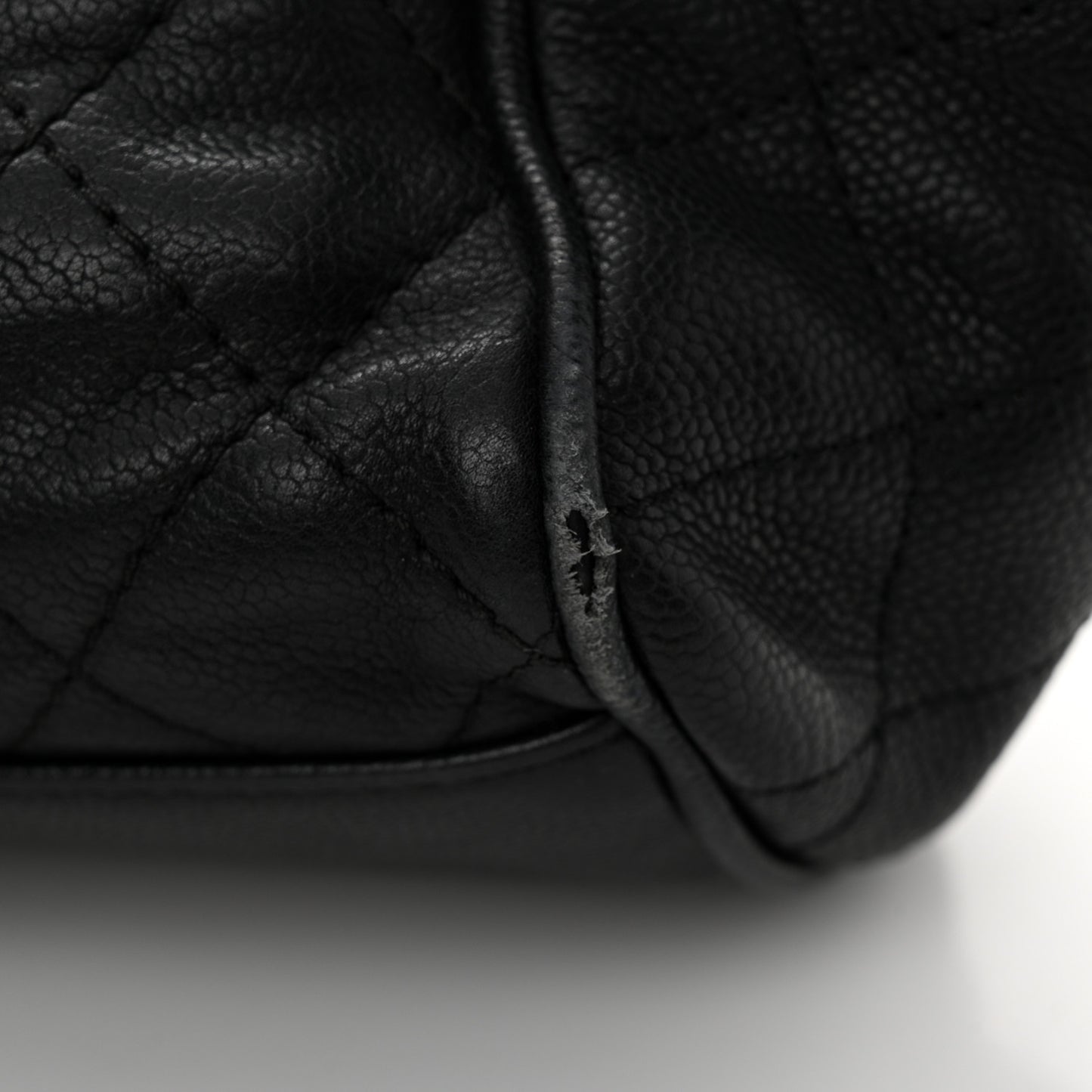 Caviar Quilted Timeless Accordion Flap Black