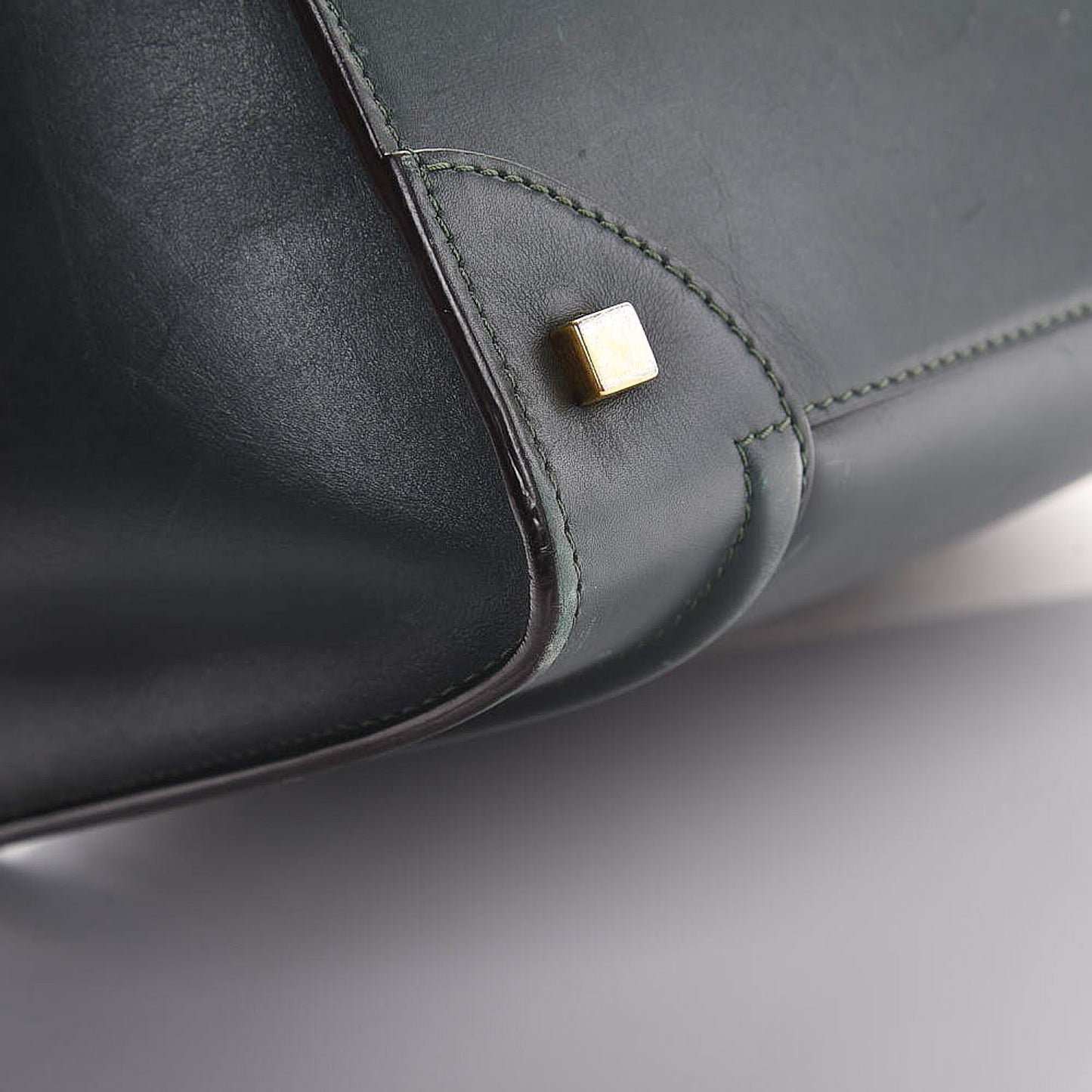 Smooth Calfskin Mini Luggage Emerald