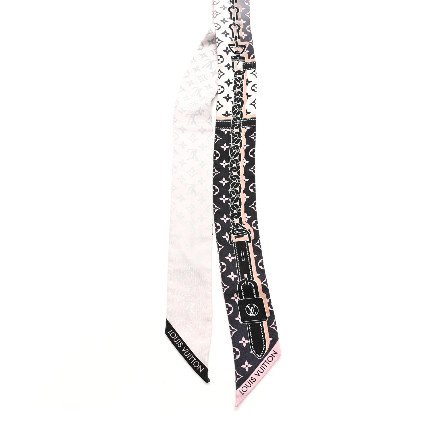 Louis Vuitton Silk Monogram Rising Confidential BB Bandeau Black Rose 2 of 3