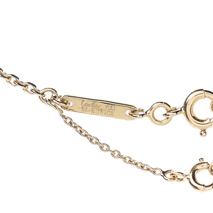 Cartier 18K Yellow Gold Diamond Hearts And Symbols Pendant Necklace 6 of 7