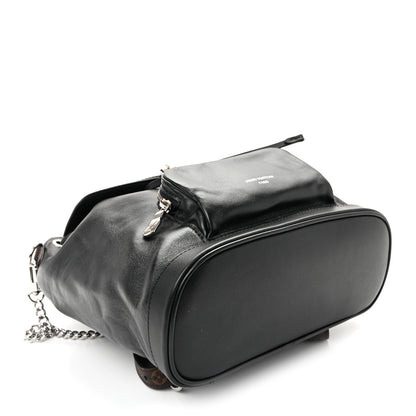 Louis Vuitton Lambskin Monogram Montsouris Vibe PM Black 4 of 9
