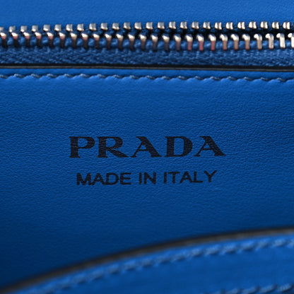 Prada Saffiano City Calfskin Studded Small Elektra Shoulder Bag Blue 6 of 8