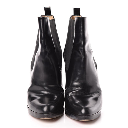 Christian Louboutin Calfskin Booties 38.5 Black 2 of 9