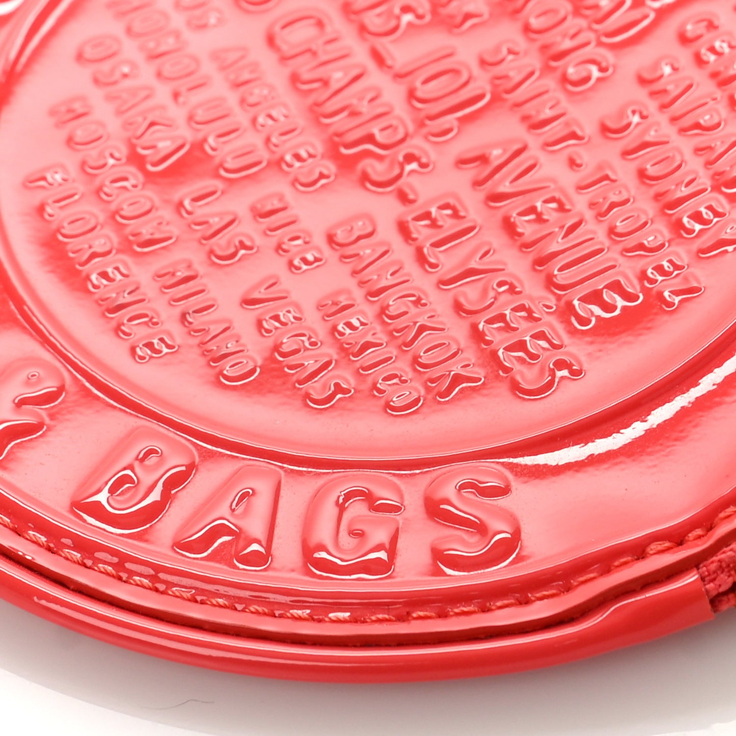 Vernis Trunks and Bags Porte-Monnaie Round Coin Purse Coral