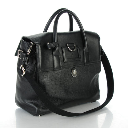 Mulberry Natural Leather Cara Delevingne Convertible Satchel Black 3 of 8