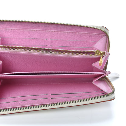 Louis Vuitton Monogram Multicolor Zippy Wallet White Litchi 5 of 10