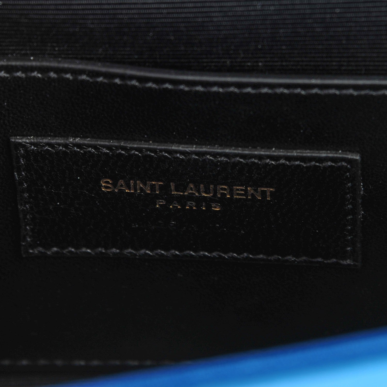 Saint Laurent Calfskin Degrade Small Kate Monogram Satchel Green Blue 6 of 7