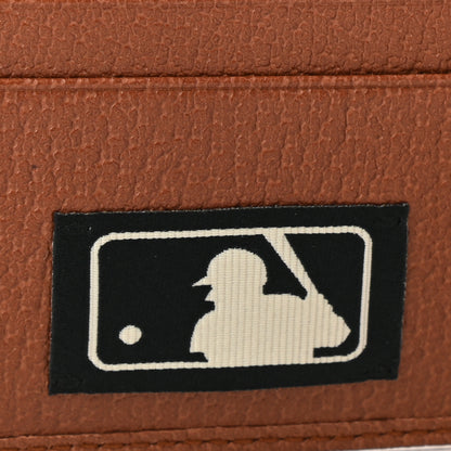 Gucci X MLB Monogram NY Yankees Bi-Fold Wallet Beige Ruggine Ivory 8 of 9