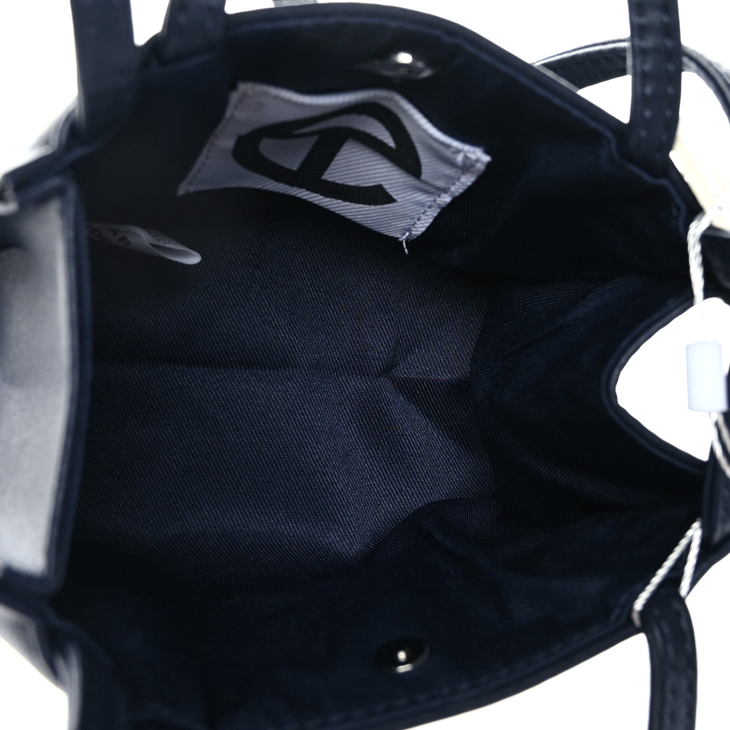 Telfar Vegan Leather Small Shopping Bag Navy 5 of 9