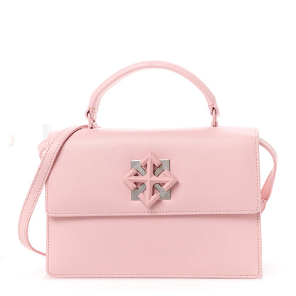 Off-White Saffiano Jitney 1.4 Top Handle Bag Pink 1 of 14