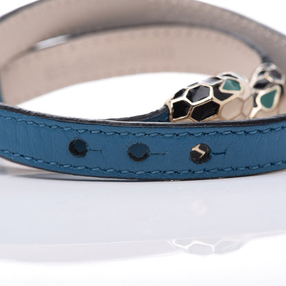 Bulgari Calfskin Serpenti Forever Multi Coiled Bracelet S Deep Jade 7 of 7