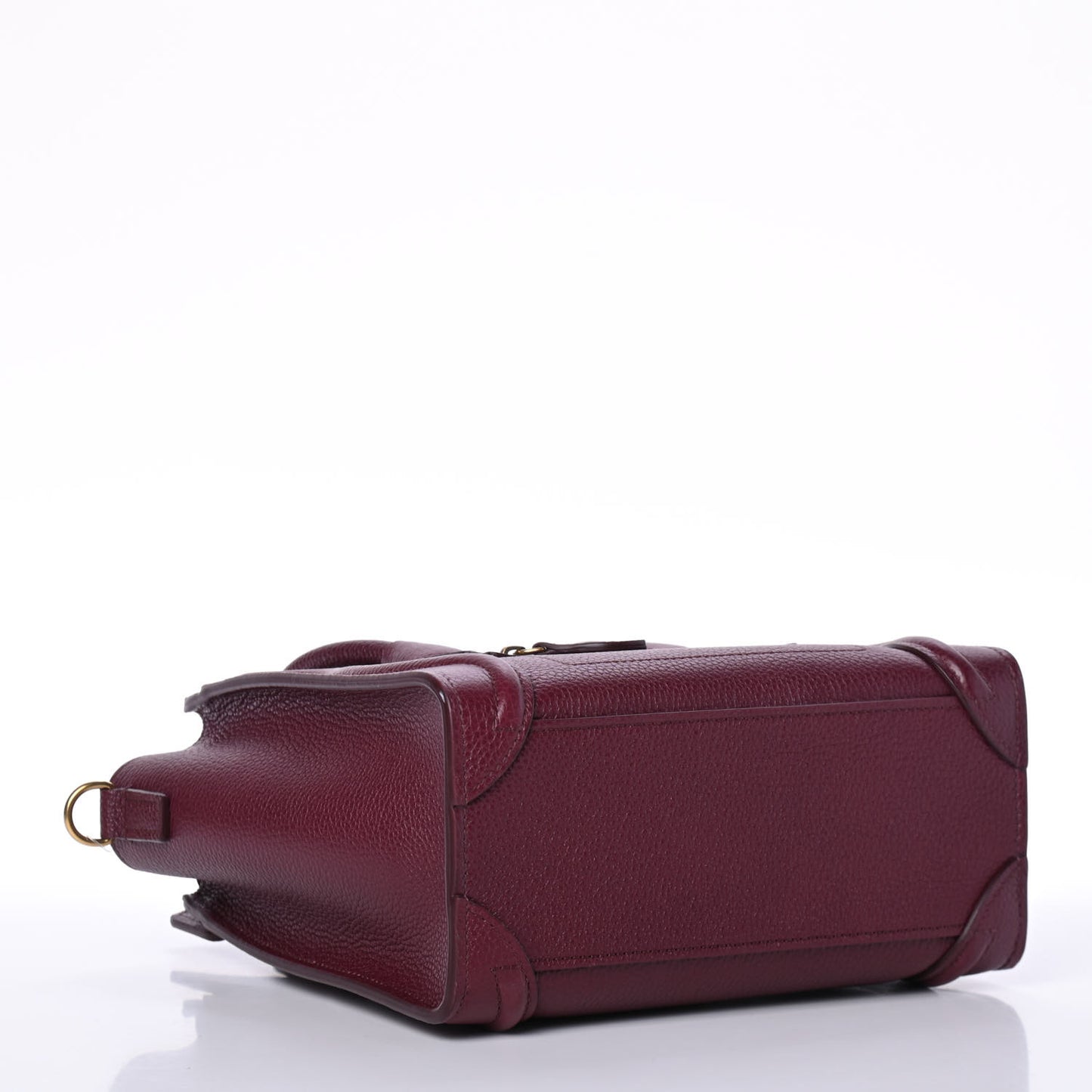 Drummed Calfskin Nano Luggage Acai