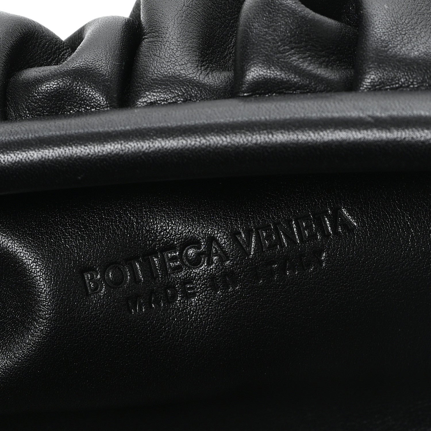Bottega Veneta Smooth Butter Calf The Pouch Oversized Clutch Black 6 of 7