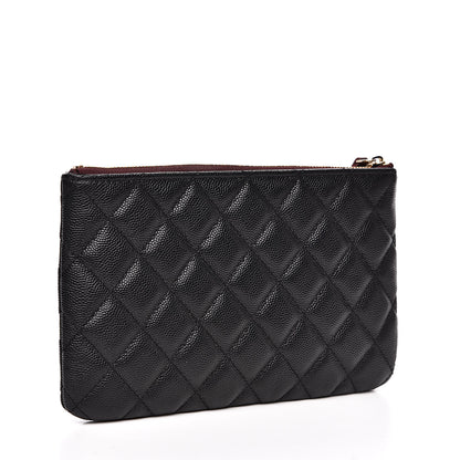 Chanel Caviar Quilted Small Pouch Black 3 of 10