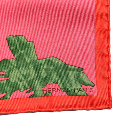 Hermes Silk Les Tigreaux Pocket Square 2 of 5