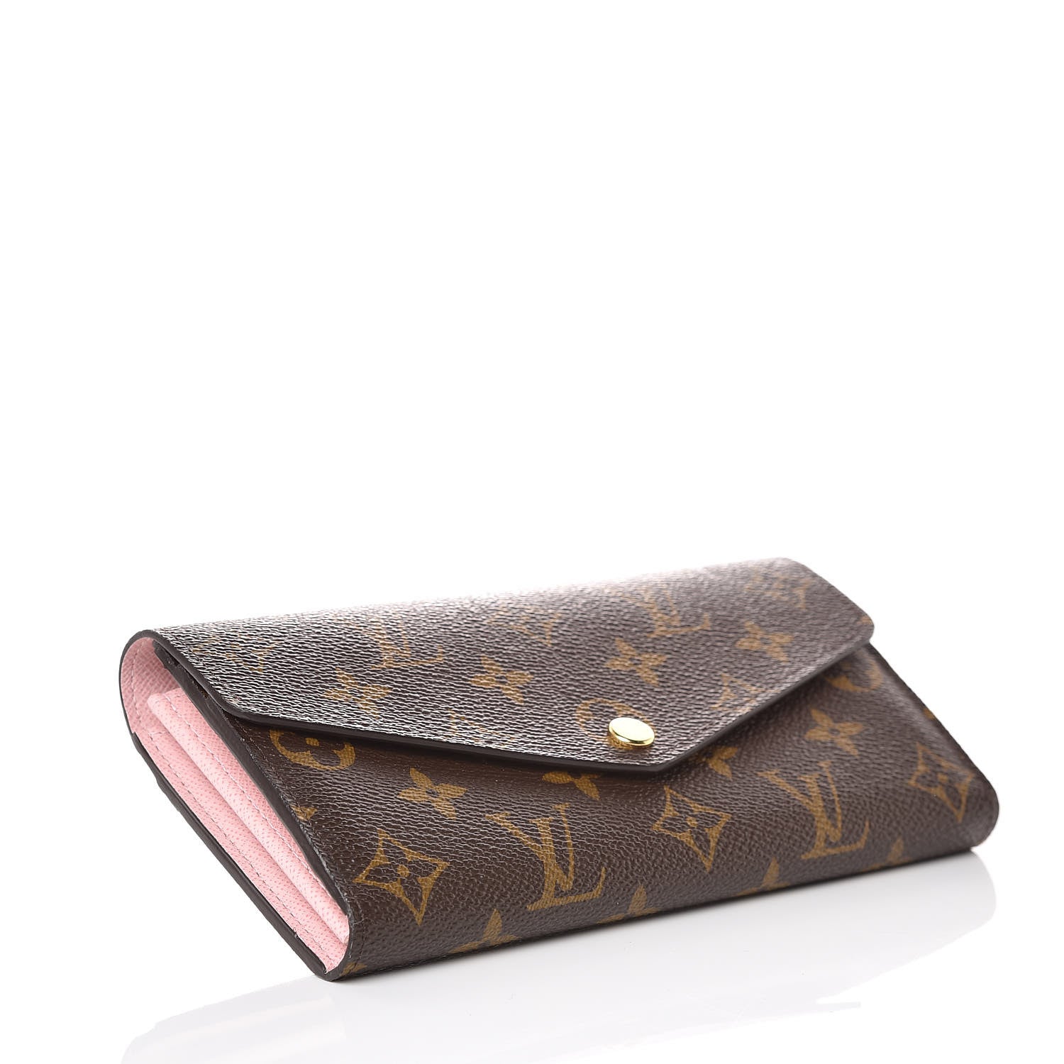 Louis Vuitton Monogram Sarah Wallet NM Rose Ballerine 4 of 6