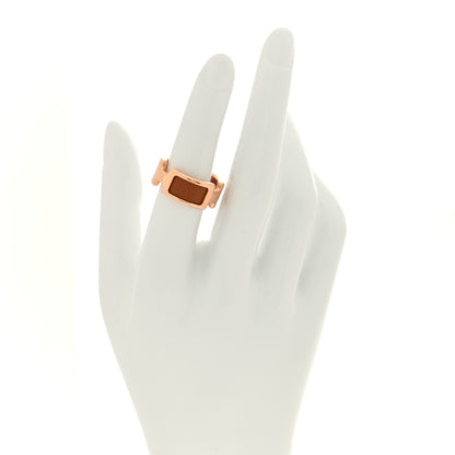 Hermes Madame Calfskin Olympe Ring S 52 6 Gold 2 of 5