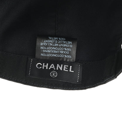 Chanel Cotton CC Cap Hat Black 8 of 10