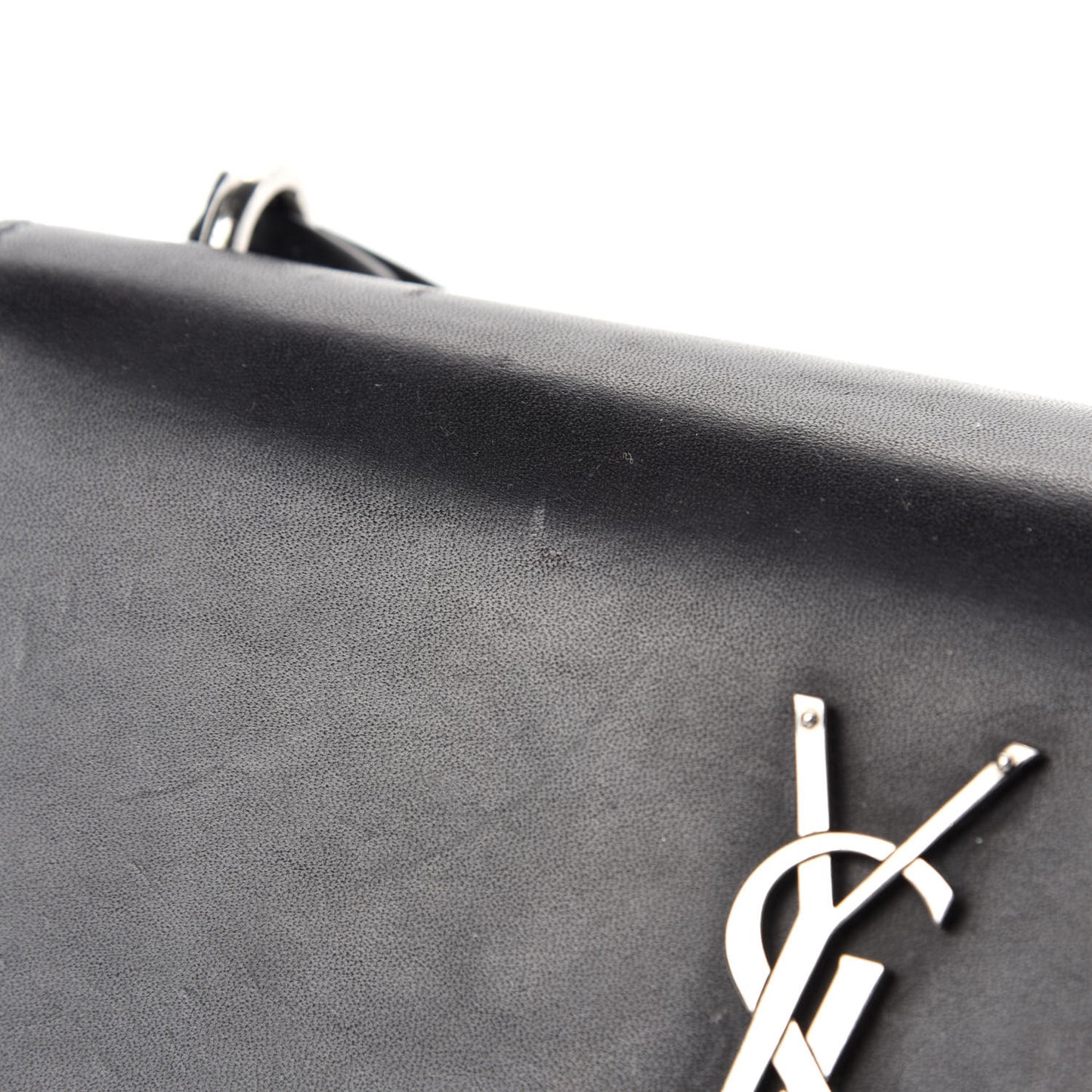 Calfskin Medium Monogram Sunset Shoulder Bag With Braided Strap Black