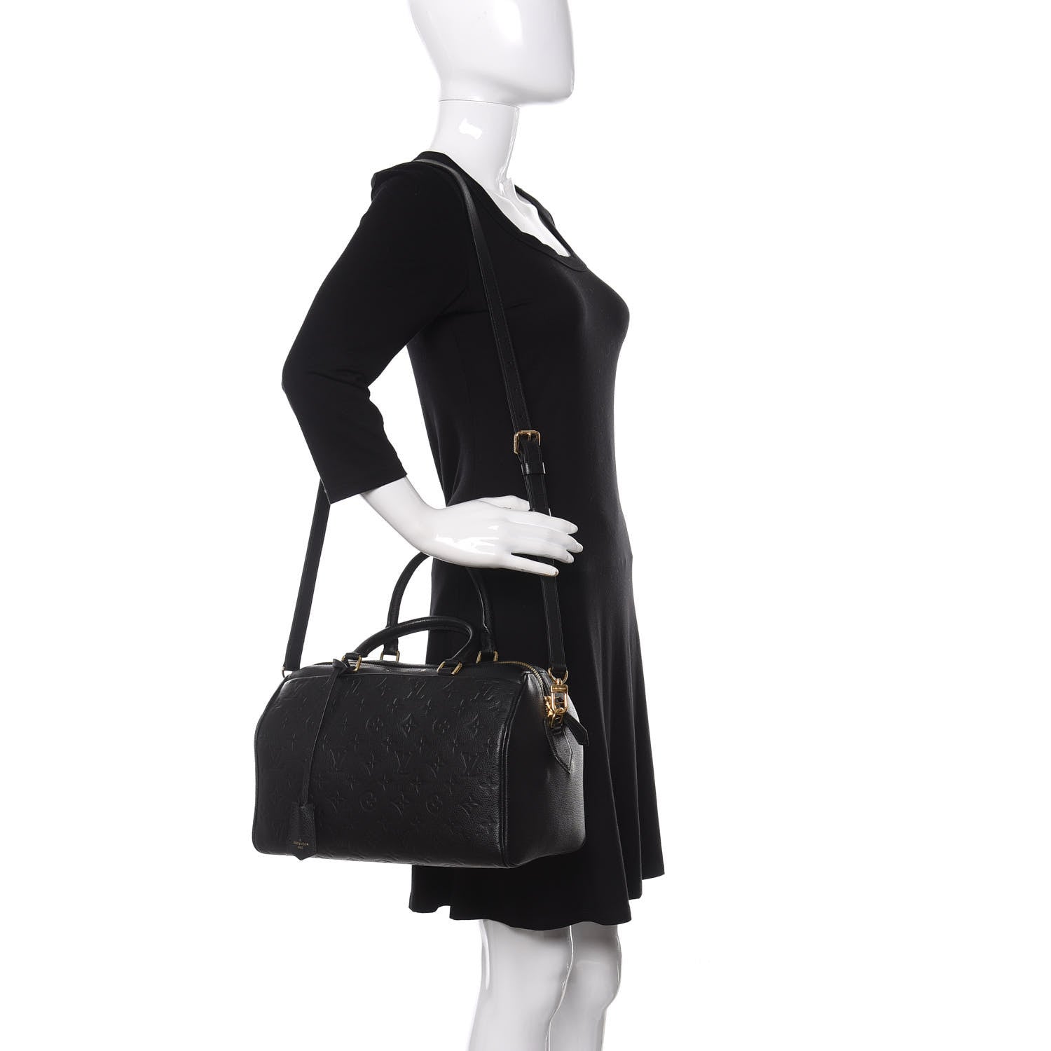 Louis Vuitton Empreinte Speedy Bandouliere 30 NM Black 2 of 10
