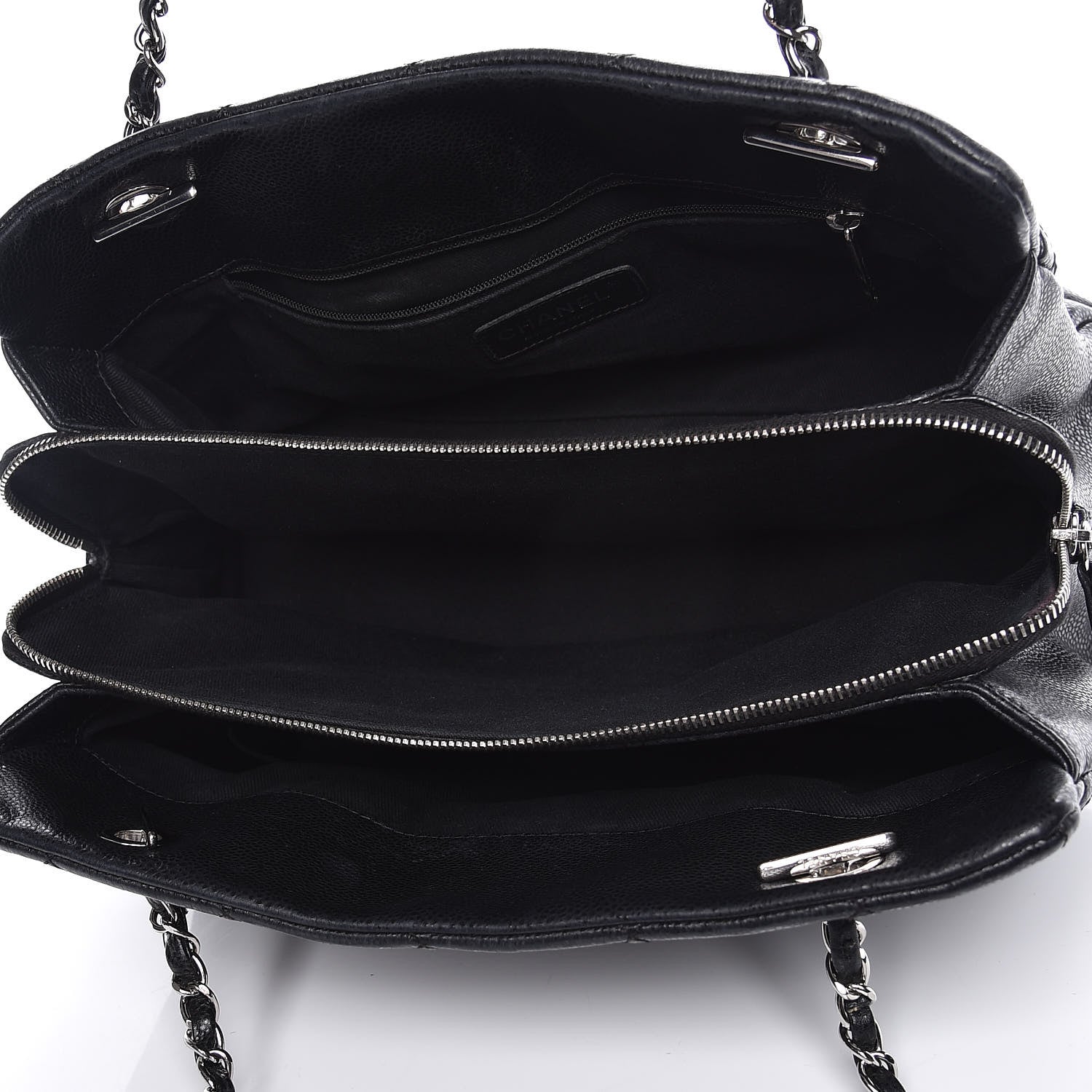 Chanel Caviar Quilted Timeless CC Soft Tote Black 5 of 18