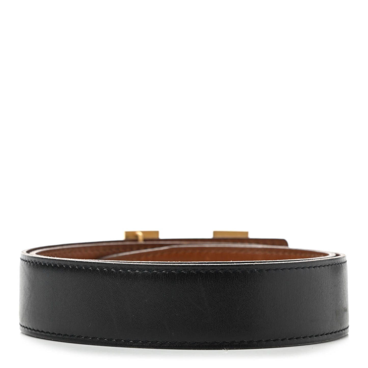 Box Chamonix 32mm H Belt 75 Black Gold