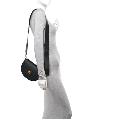 Versace Grained Calfskin La Medusa Small Shoulder Bag Black 2 of 9