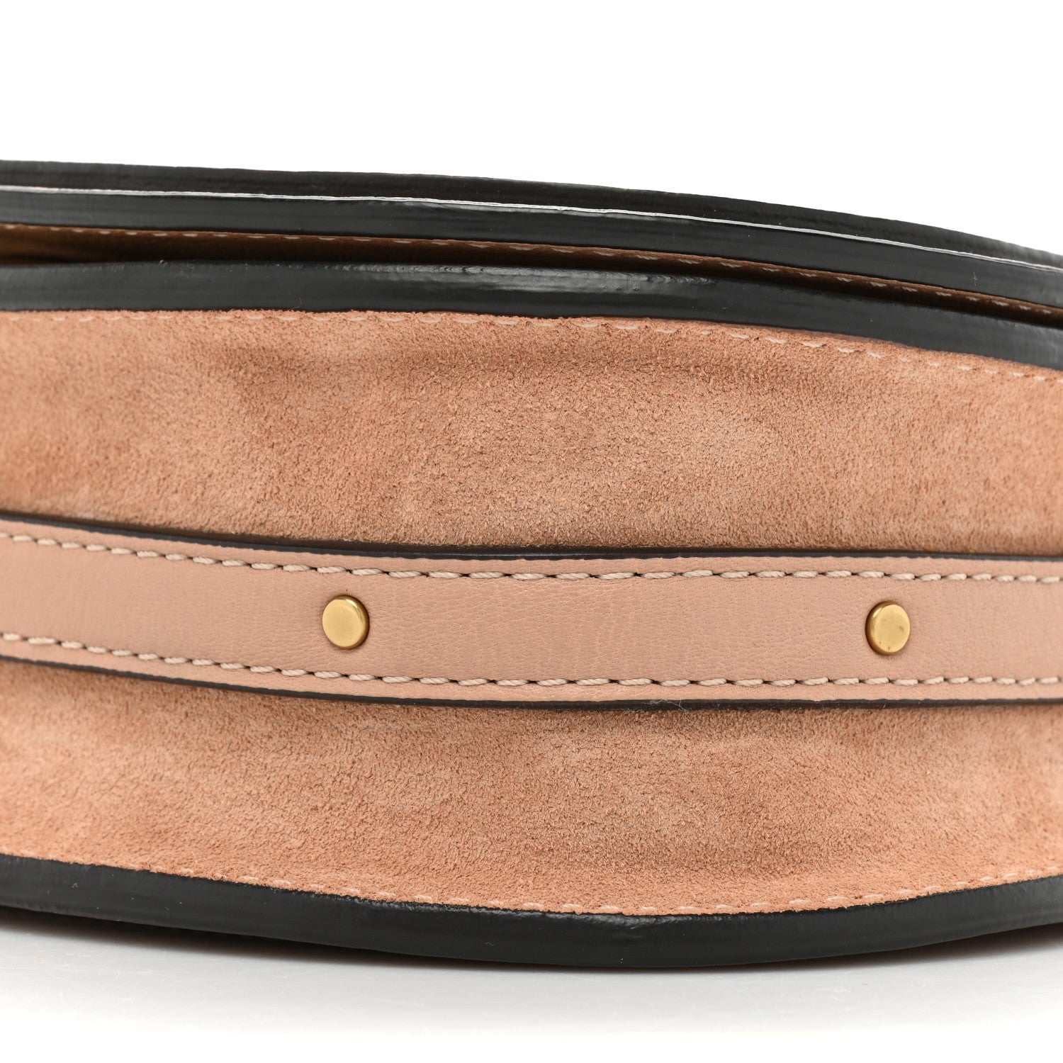 Chloe Calfskin Suede Small Nile Bracelet Bag Biscotti Beige 8 of 12