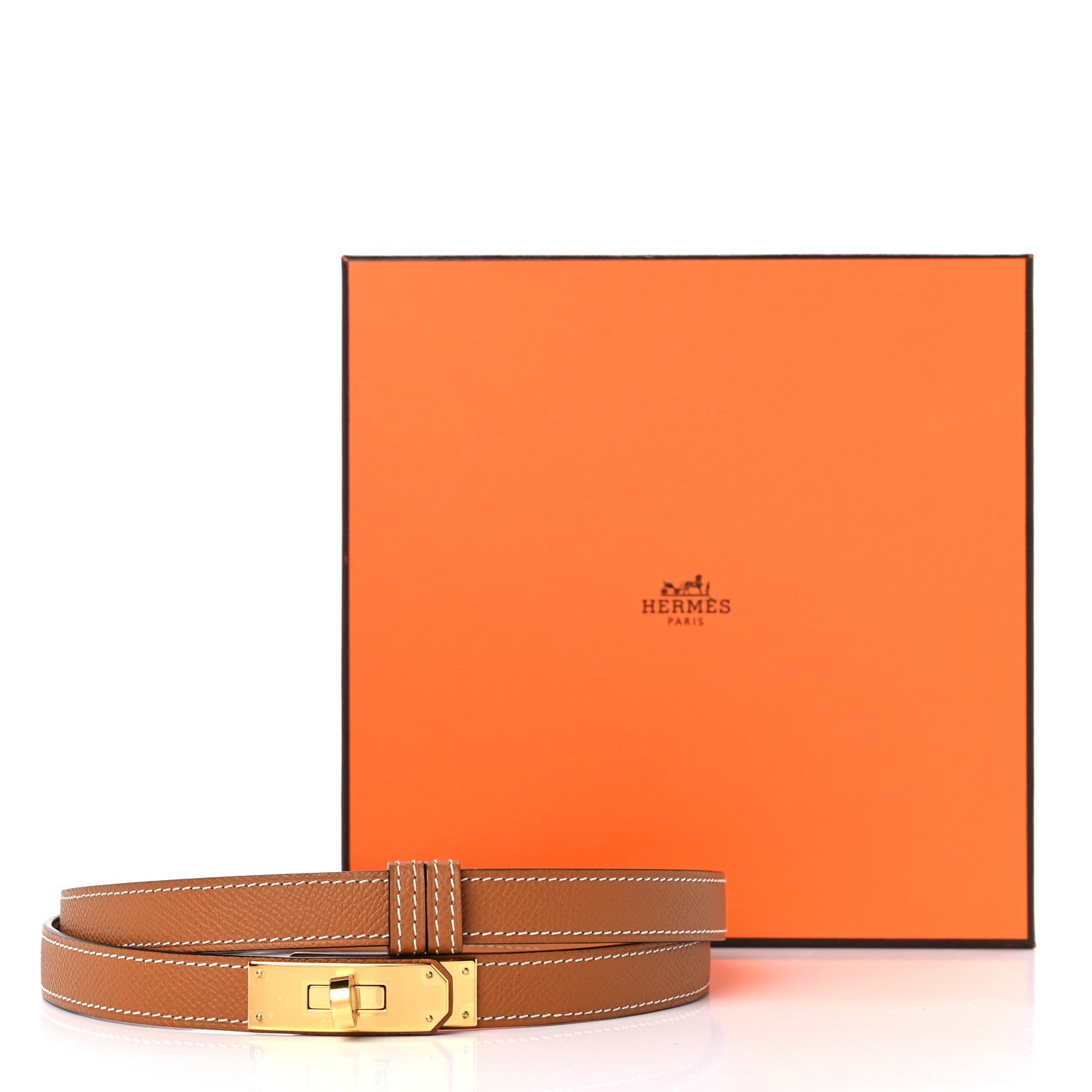 Hermes Epsom Kelly Belt Gold 4 of 4