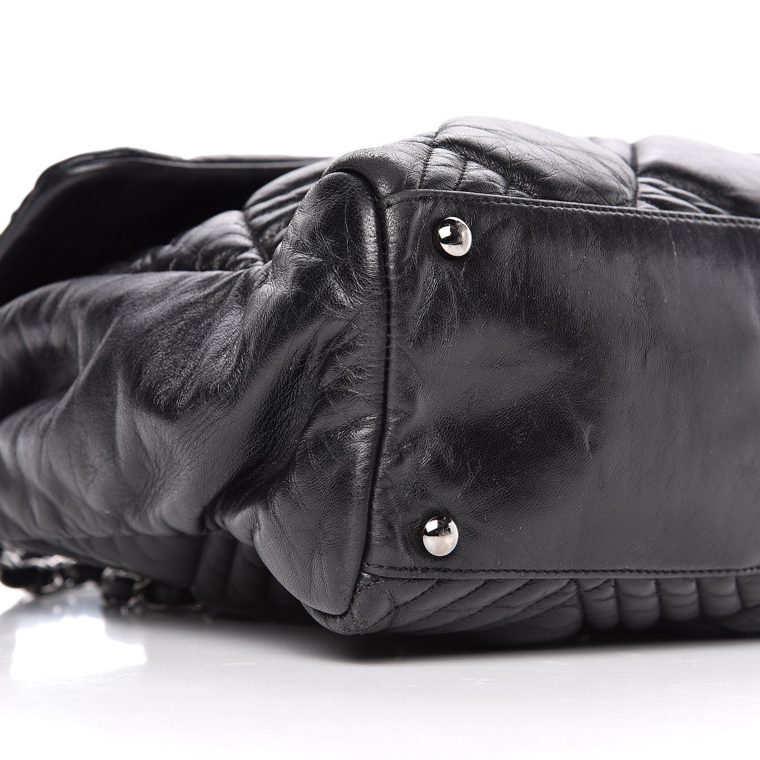 Chanel Lambskin In and Out XL Maxi Flap Black 14 of 16
